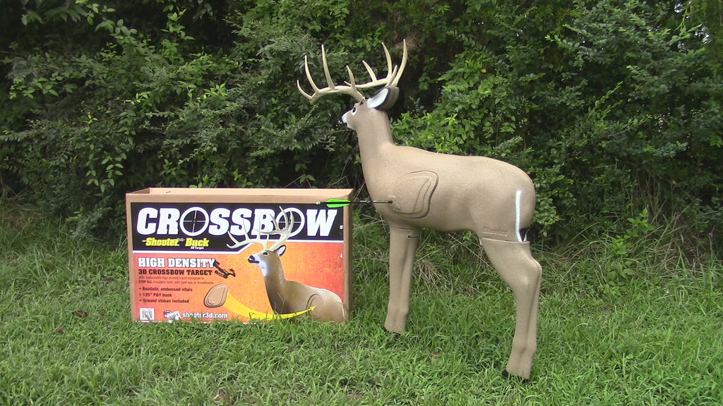 Crossbow Shooter Buck 3-D Target, Special High Density Insert, 48" Tall