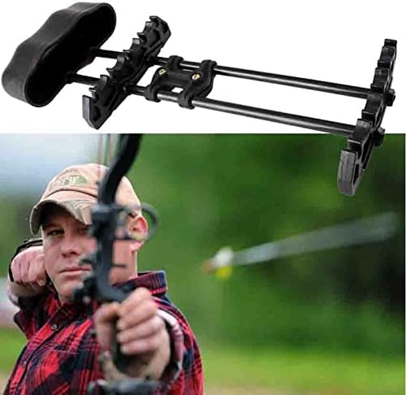 5 Arrow Bow Quiver for Archery Universal Hunting Quiver Quick Detach Quiver for Compound Bow and Recurve Bow Broadheads Lightweight Black