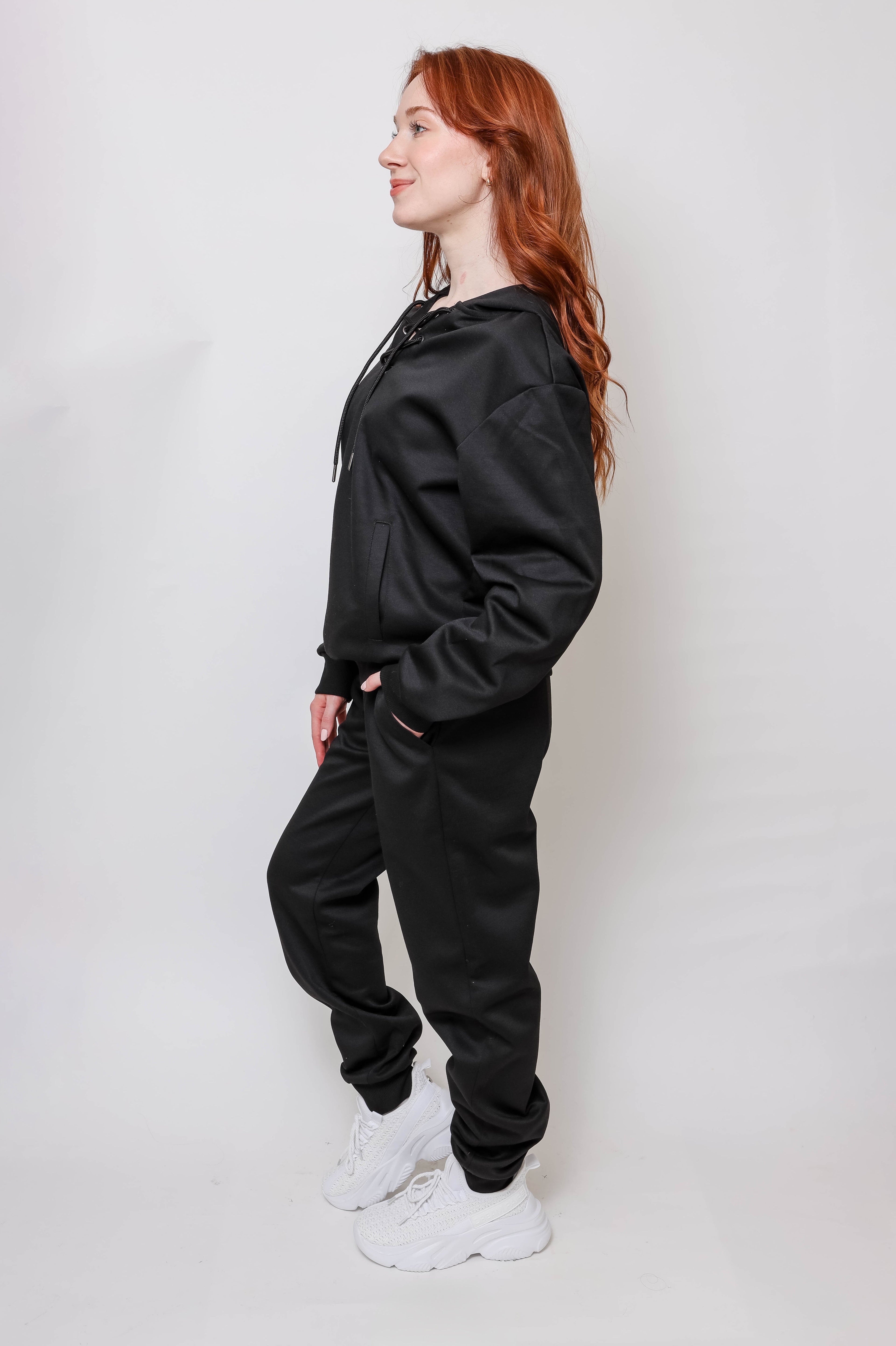 Women's Lace-Up Hoodie & Jogger UltraTech Set - 3Sons Sports & Fitness
