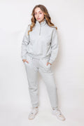 Women's Quarter-Zip Pullover & Jogger Set - 3Sons Sports & Fitness