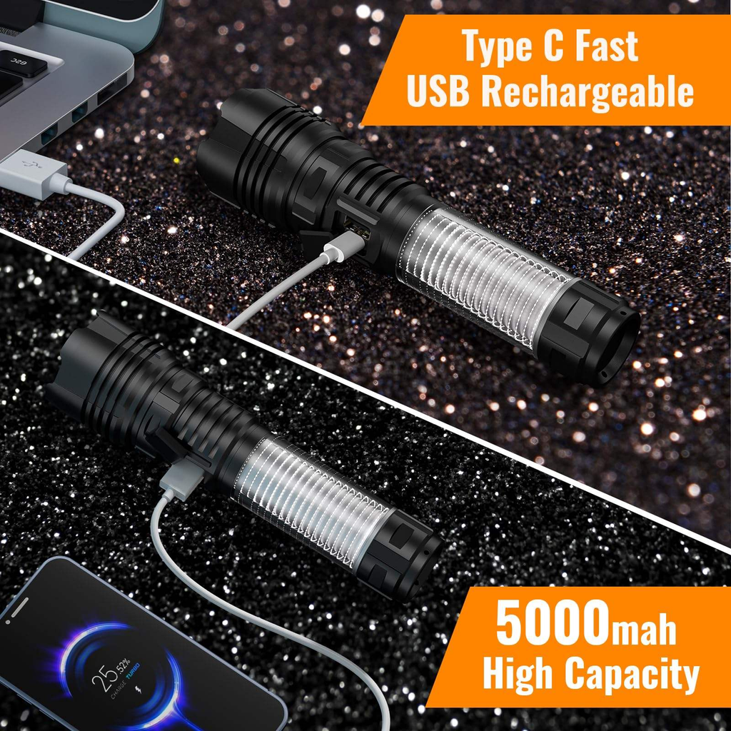 Powerlite 3 in 1 Rechargeable Flashlight - 3Sons Sports & Fitness