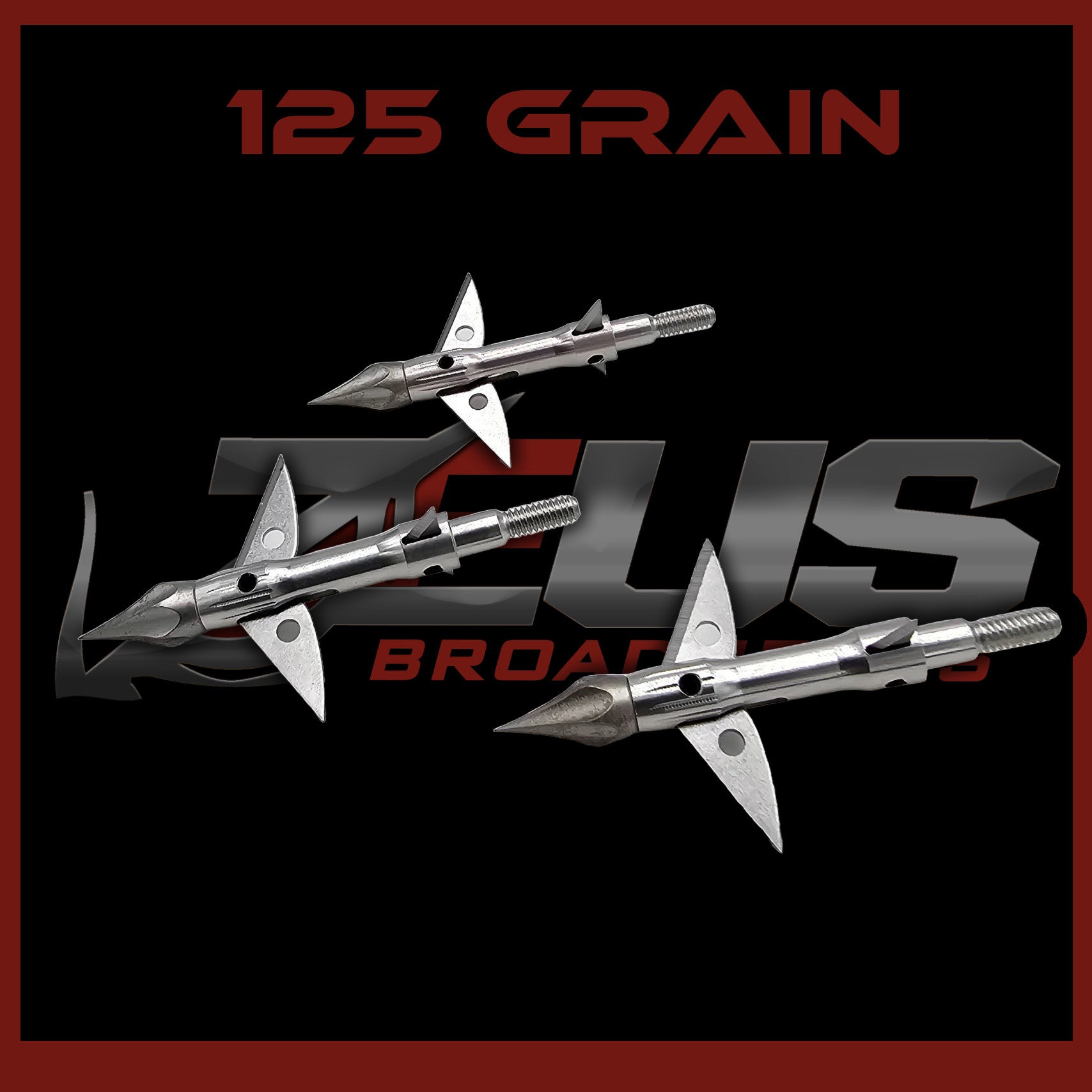 ZEUS BROADHEADS 100GR OR 125GR (3 PACK) - 3Sons Sports & Fitness