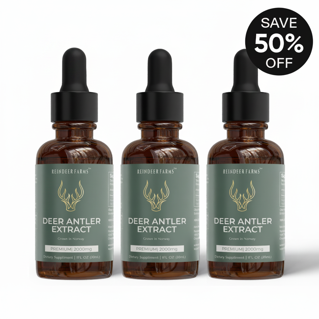 Premium Reindeer Antler Extract - 3Sons Sports & Fitness