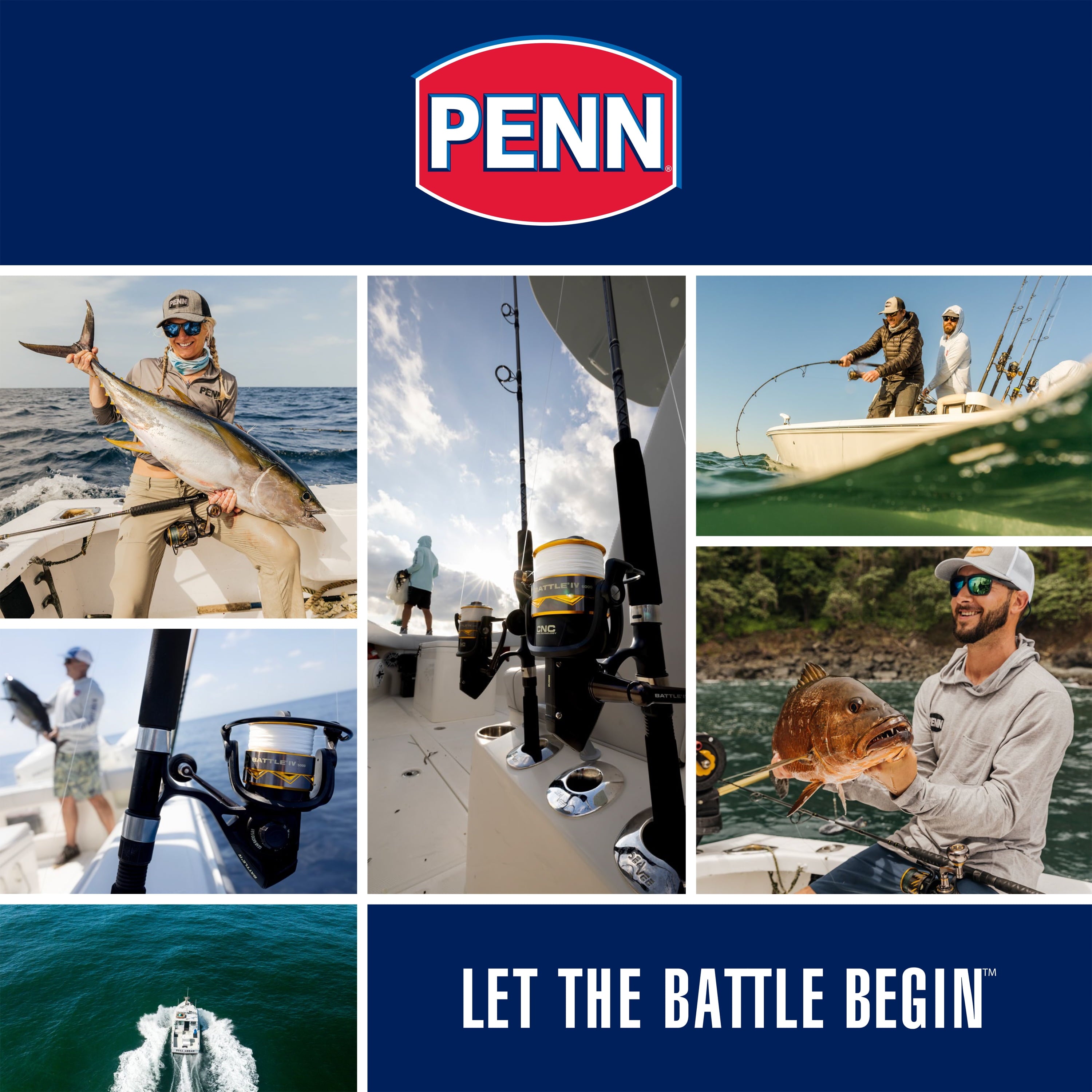 PENN Wrath II Spinning Fishing Combo, 6'6" Medium Light Rod, 2500 Size Reel