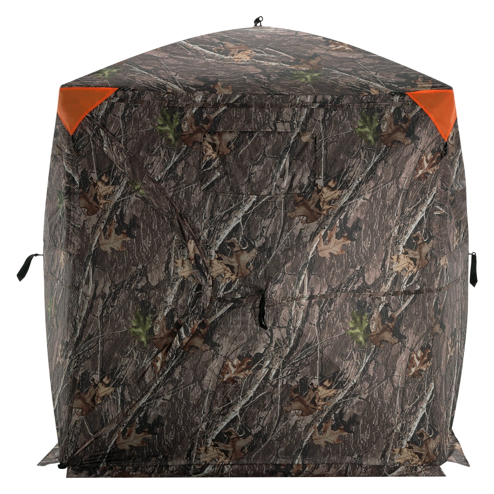 VEVOR Hunting Blind, 270° See through Ground Blind, 2-3 Person Pop up Deer Blind for Hunting with Carrying Bag, Portable Resilient Hunting Tent, One-Way See-Through Mesh for Turkey and Deer Hunting