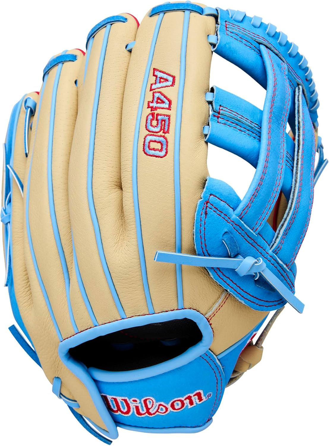 Wilson | A450 | Adult + Youth Baseball Glove + Mitt | Sizes 10.75" - 12" | Right + Left Hand Throw | Multiple Styles