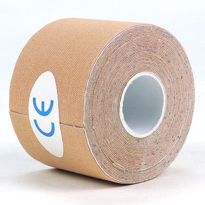2Size Kinesiology Tape Athletic Tape Sport Recovery Tape Strapping Gym Fitness Tennis Running Knee Muscle Protector Scissor - 3Sons Sports & Fitness