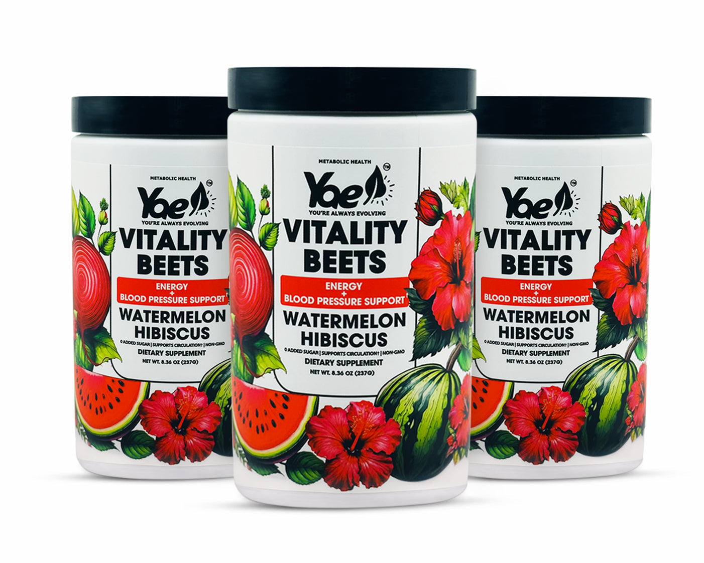 Vitality Beets — Watermelon Hibiscus Flavor (30 Servings)