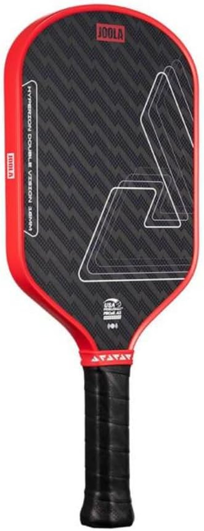 JOOLA Double Vision 16Mm Pickleball Paddle - Signature and Standard Shape - Aramid Surface for Softer Responsive Touch - SK Film for Reduce Vibration - USAP Approved - NFC Chip Enabled