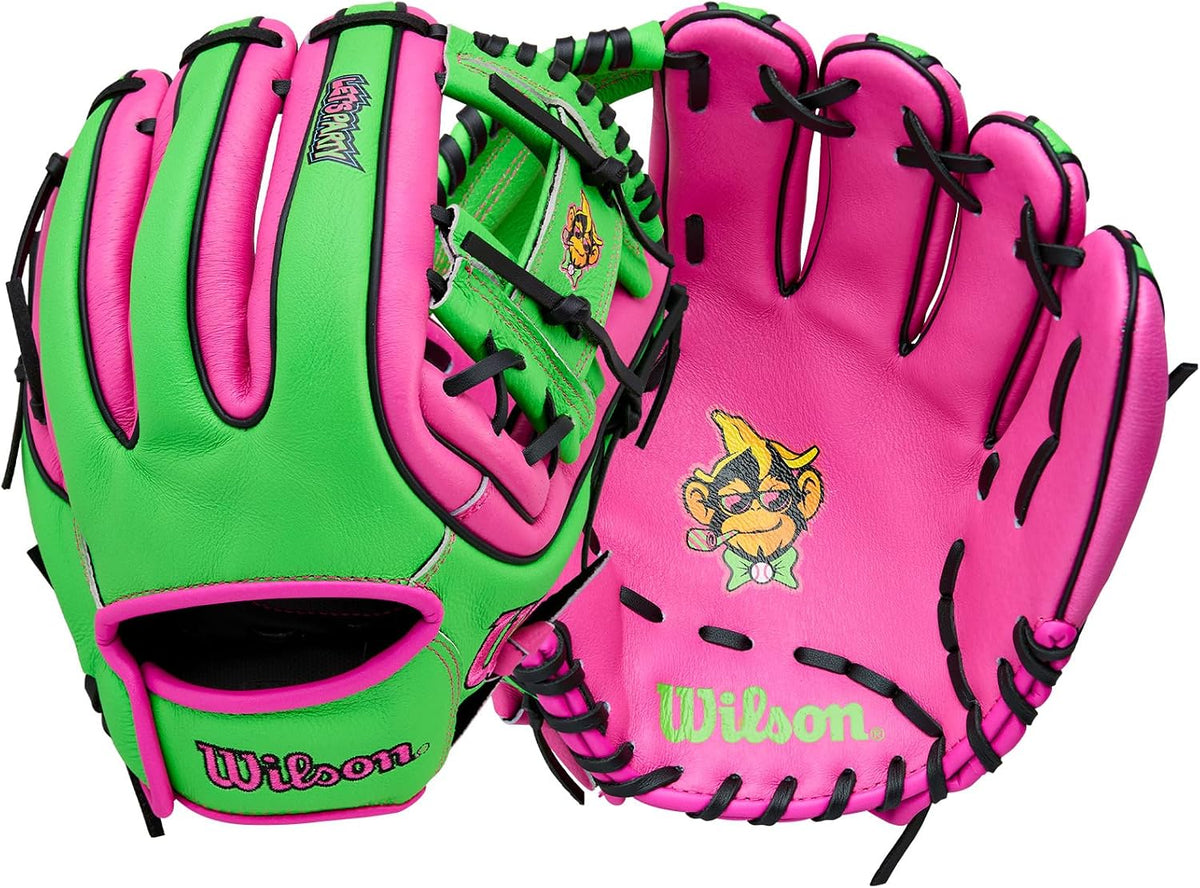 Wilson | A450 | Adult + Youth Baseball Glove + Mitt | Sizes 10.75" - 12" | Right + Left Hand Throw | Multiple Styles