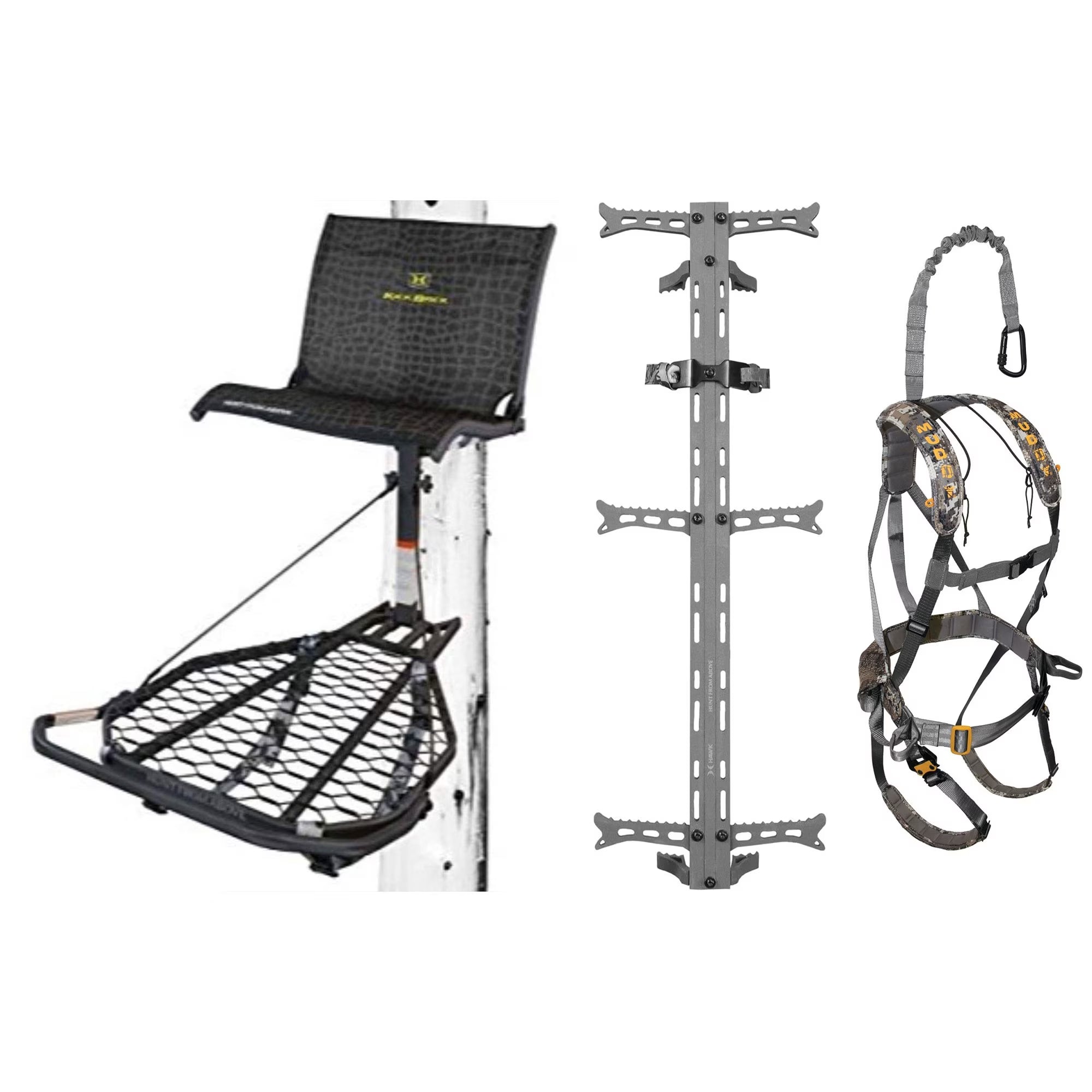 Hawk Helium Kickback LVL Hang-On Hunting Tree Stand with XL Seat & Platform