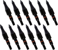 12Pcs Archery Arrow Tips 100/125/150/200 Grain Field Tips 5/16 Inch Screw in Bullet Points , Archery Target Crossbow Practice Tip for Arrow Recurve Bow Compound Bow, Hunting Bow Arrow Target Practice