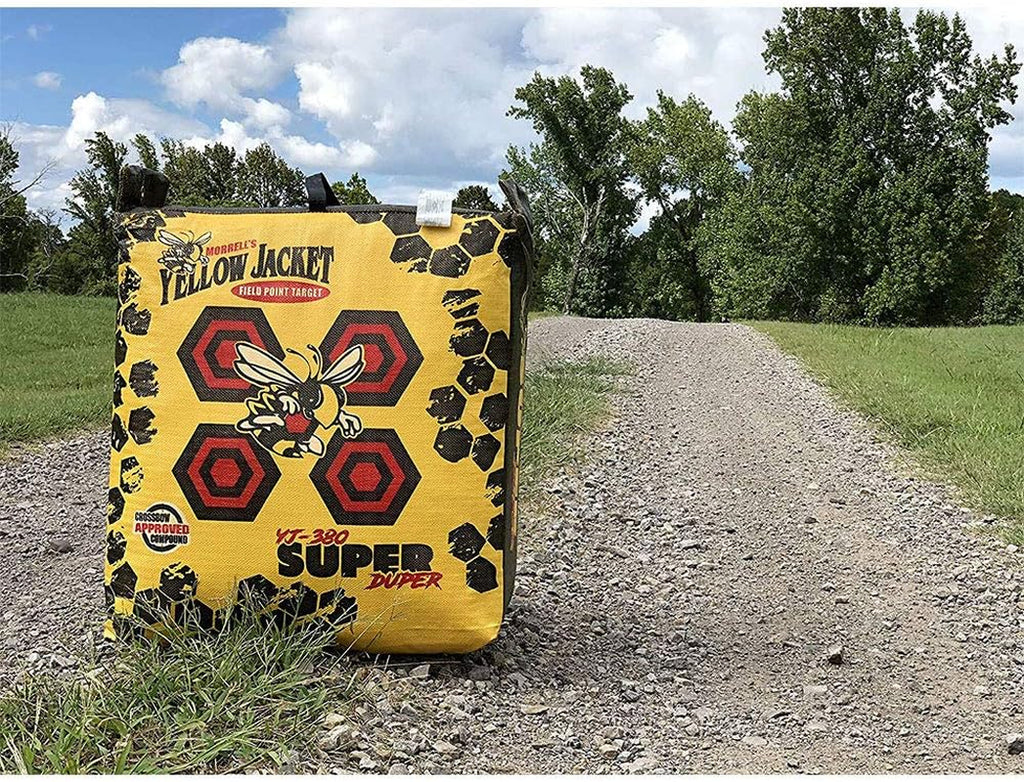 Morrell Super Duper Field Point Bow Targets Archery Block Bag, Yellow | Portable Outdoor Target Practice Equipment for High Speed Compound Bows and Crossbows