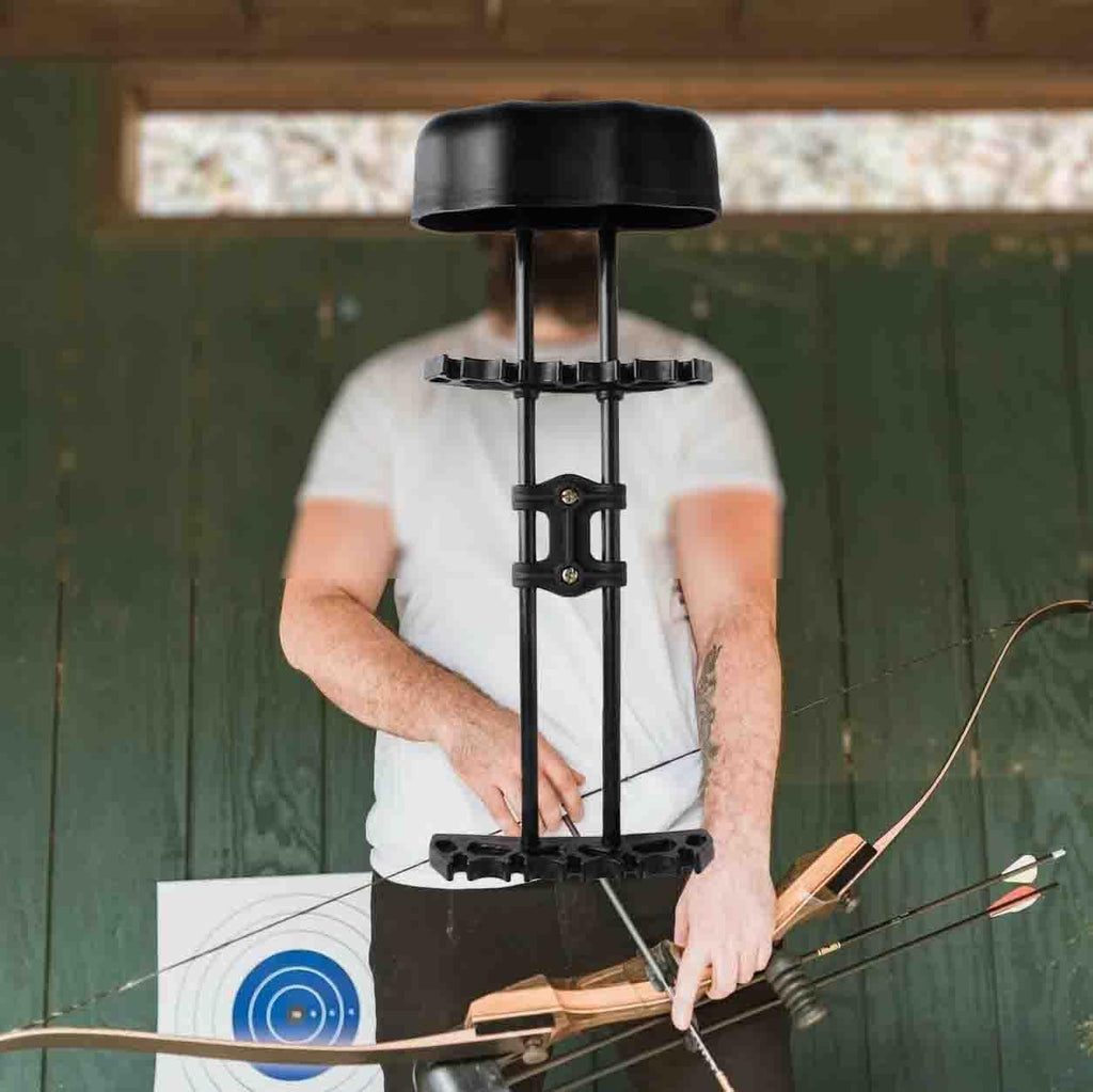 5 Arrow Bow Quiver for Archery Universal Hunting Quiver Quick Detach Quiver for Compound Bow and Recurve Bow Broadheads Lightweight Black