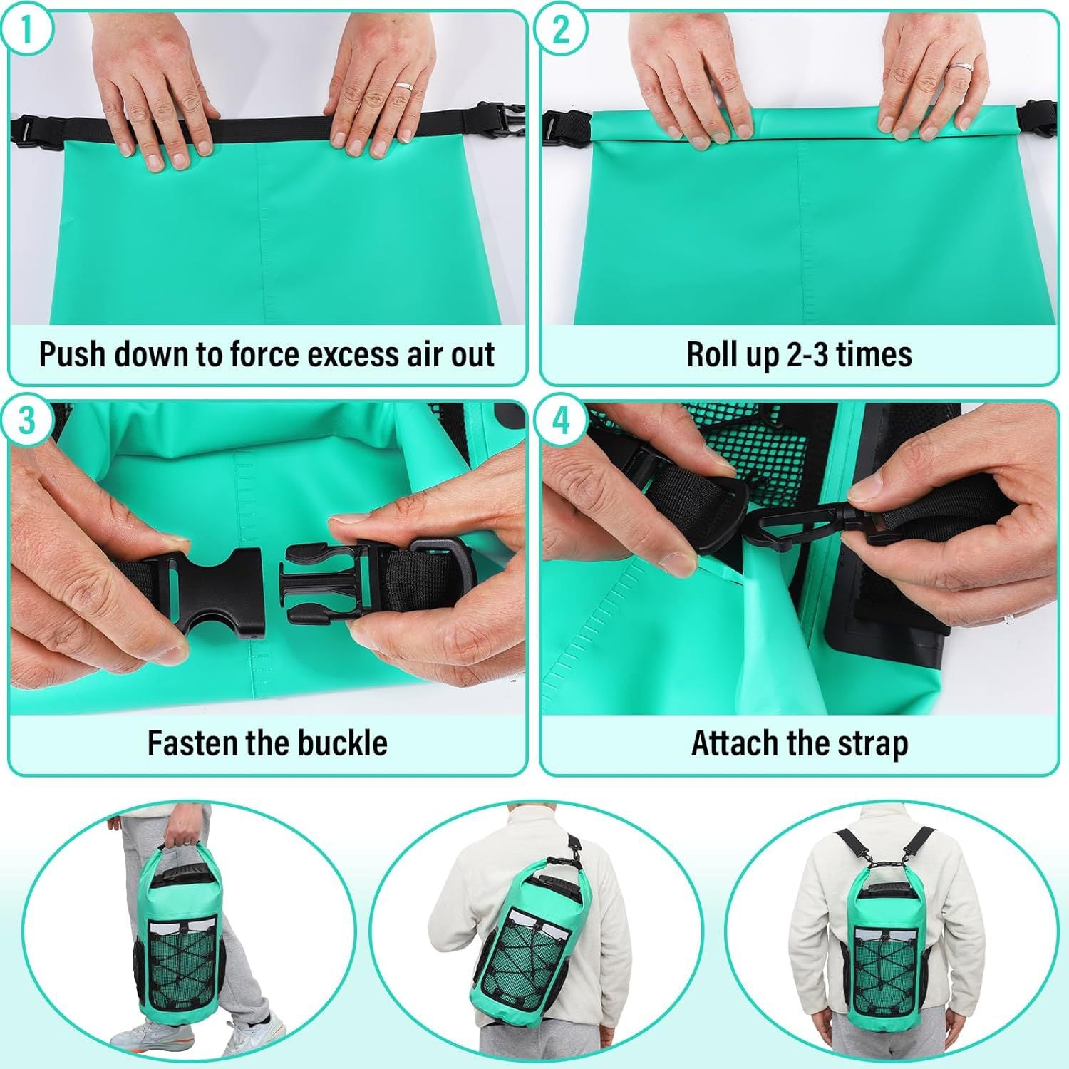 Waterproof Dry Bag for Outdoor Camping and Swimming