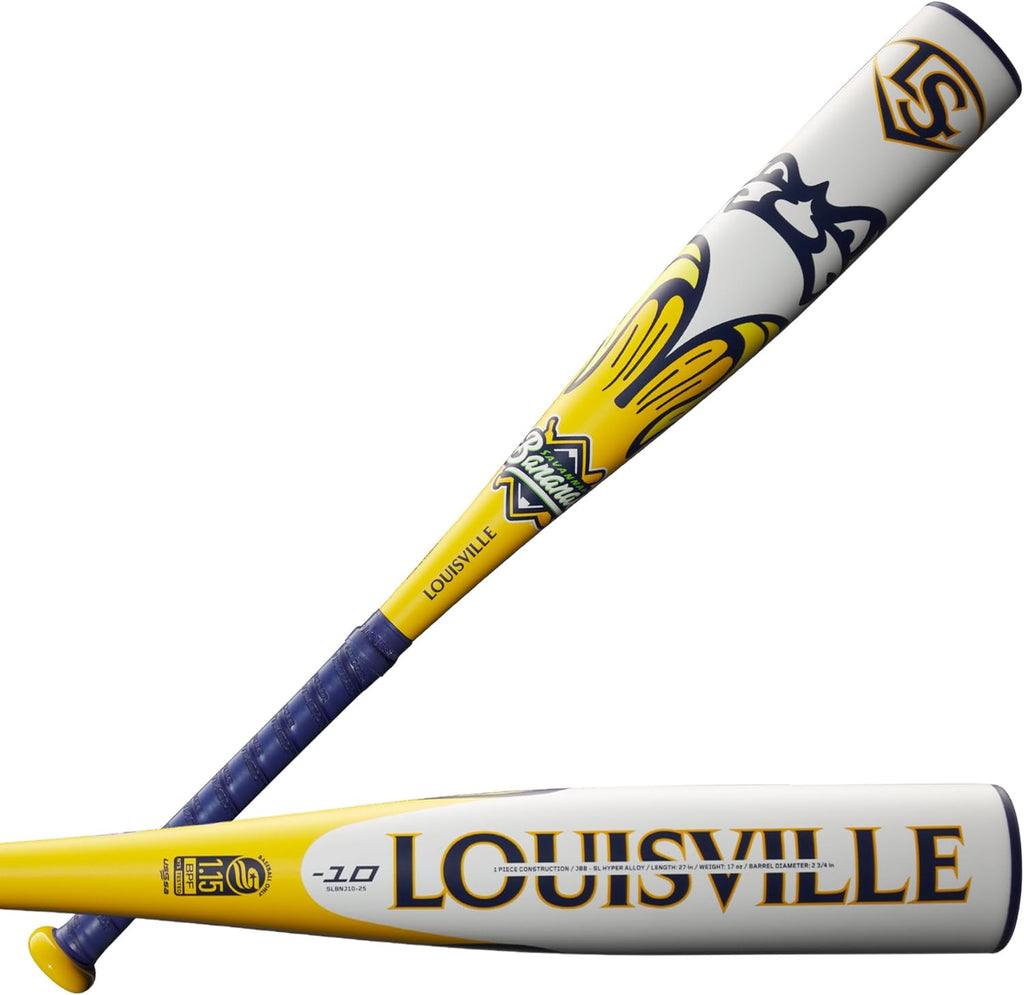 Louisville Slugger 2025 Savannah Bananas JBB 2 ¾” (-10) SL USSSA Baseball Bats