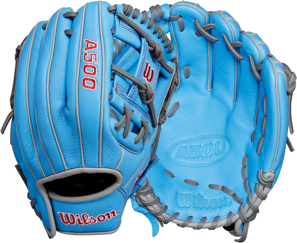 Wilson | A500 | Adult + Youth Baseball Glove + Mitt | Sizes 10.5" - 12.5" | Right + Left Hand Throw | Multiple Styles