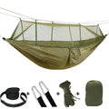 Mosquito Net Camping Hammock with Parachute Cloth
