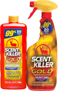 Wildlife Research Center Scent Killer Gold Spray & Refill (48 FL OZ) – Hunting Scent Elimination Combo