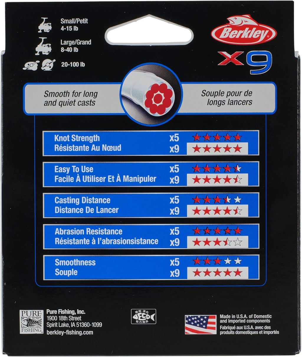 Berkley X9 Braid Fishing Line
