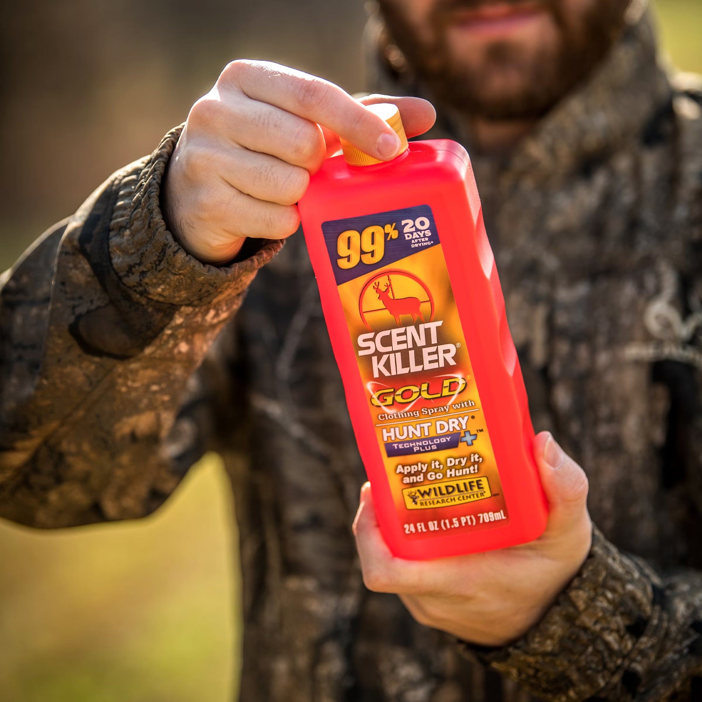 Wildlife Research Center Scent Killer Gold Spray & Refill (48 FL OZ) – Hunting Scent Elimination Combo