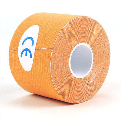 2Size Kinesiology Tape Athletic Tape Sport Recovery Tape Strapping Gym Fitness Tennis Running Knee Muscle Protector Scissor - 3Sons Sports & Fitness