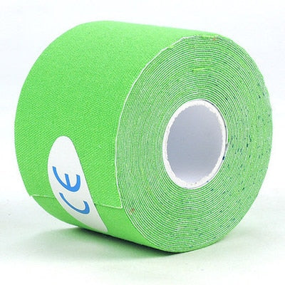 2Size Kinesiology Tape Athletic Tape Sport Recovery Tape Strapping Gym Fitness Tennis Running Knee Muscle Protector Scissor - 3Sons Sports & Fitness