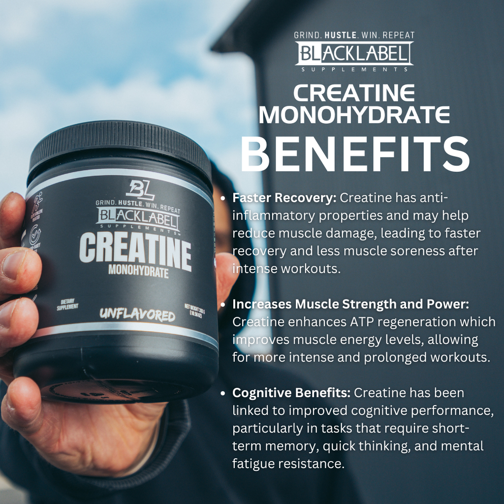 Creatine Monohydrate Powder — Pure 5g Unflavored