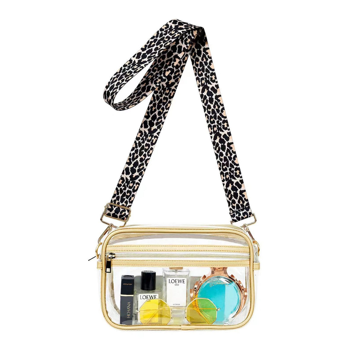 Kendall Leopard Stadium Camera Crossbody - 3Sons Sports & Fitness