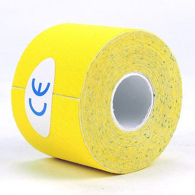 2Size Kinesiology Tape Athletic Tape Sport Recovery Tape Strapping Gym Fitness Tennis Running Knee Muscle Protector Scissor - 3Sons Sports & Fitness
