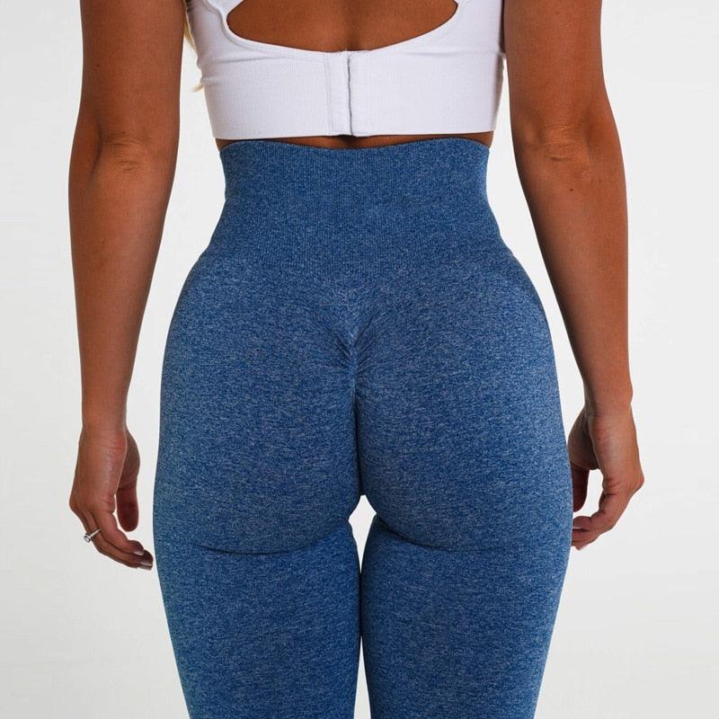 Women's Pink Seamless Lifting Leggings — High-Waist Activewear
