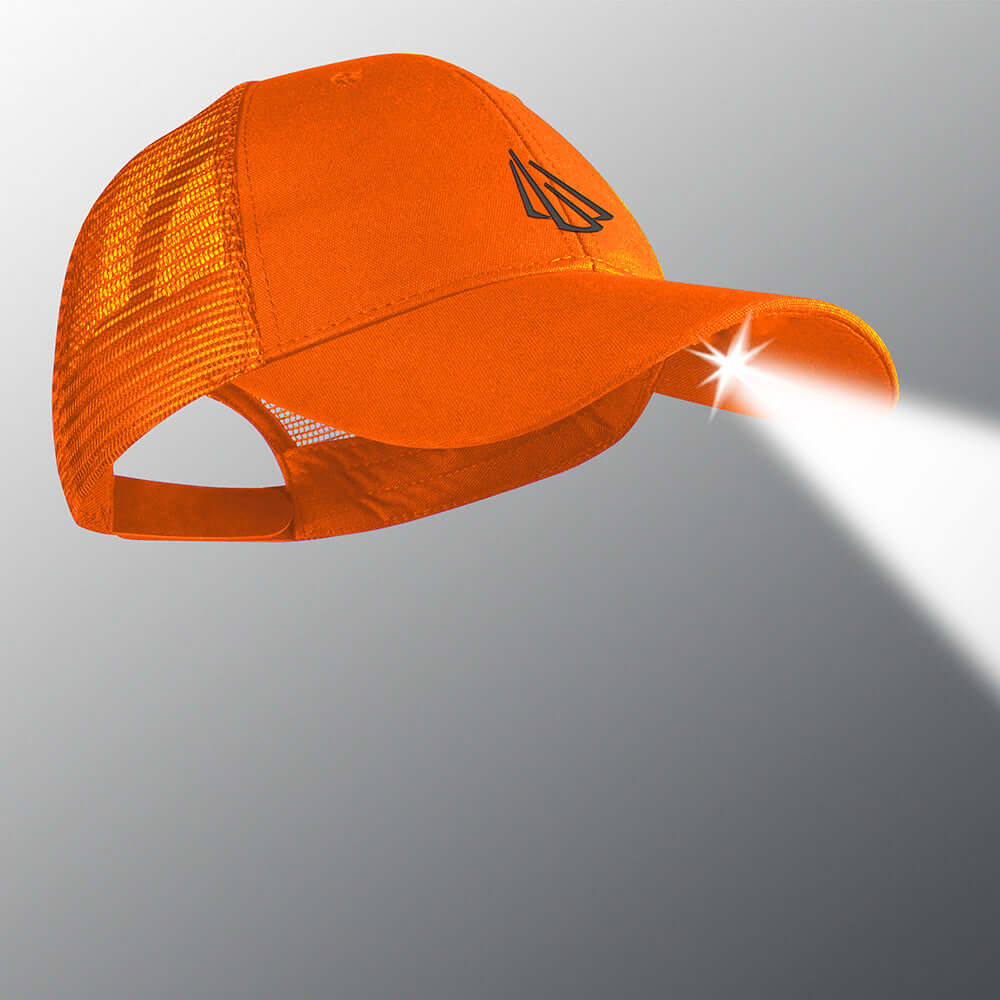 POWERCAP 3.0 Rechargeable LED Lighted Headlamp Hats and IPX4 Rating - One Size - 3Sons Sports & Fitness