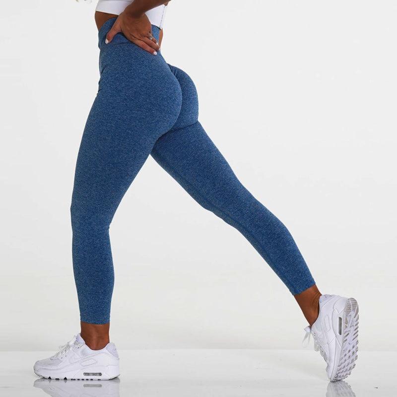 Women's Pink Seamless Lifting Leggings — High-Waist Activewear