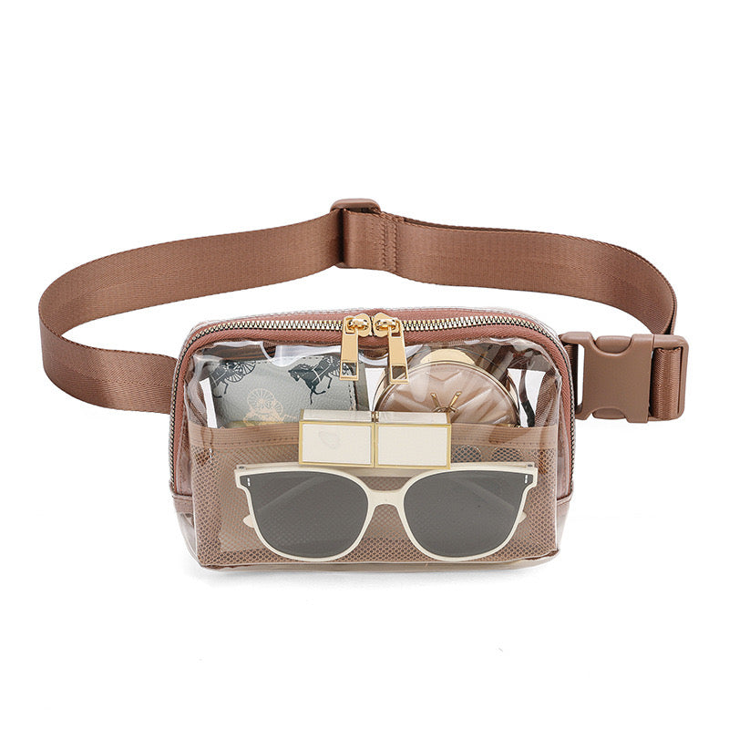 Juni Clear Stadium Sling Crossbody Belt Bum Fanny Waist Bag - 3Sons Sports & Fitness