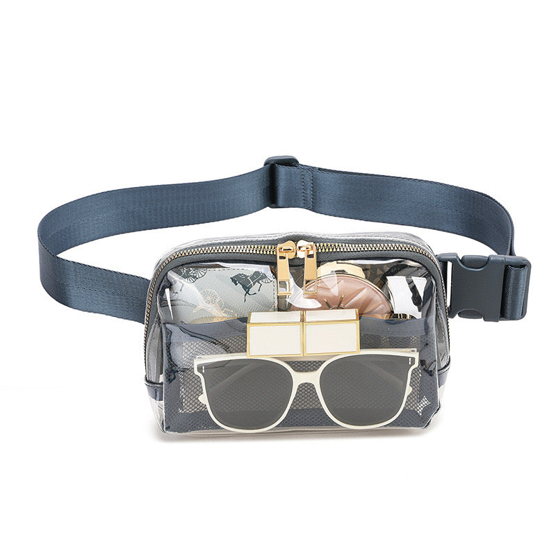 Juni Clear Stadium Sling Crossbody Belt Bum Fanny Waist Bag - 3Sons Sports & Fitness