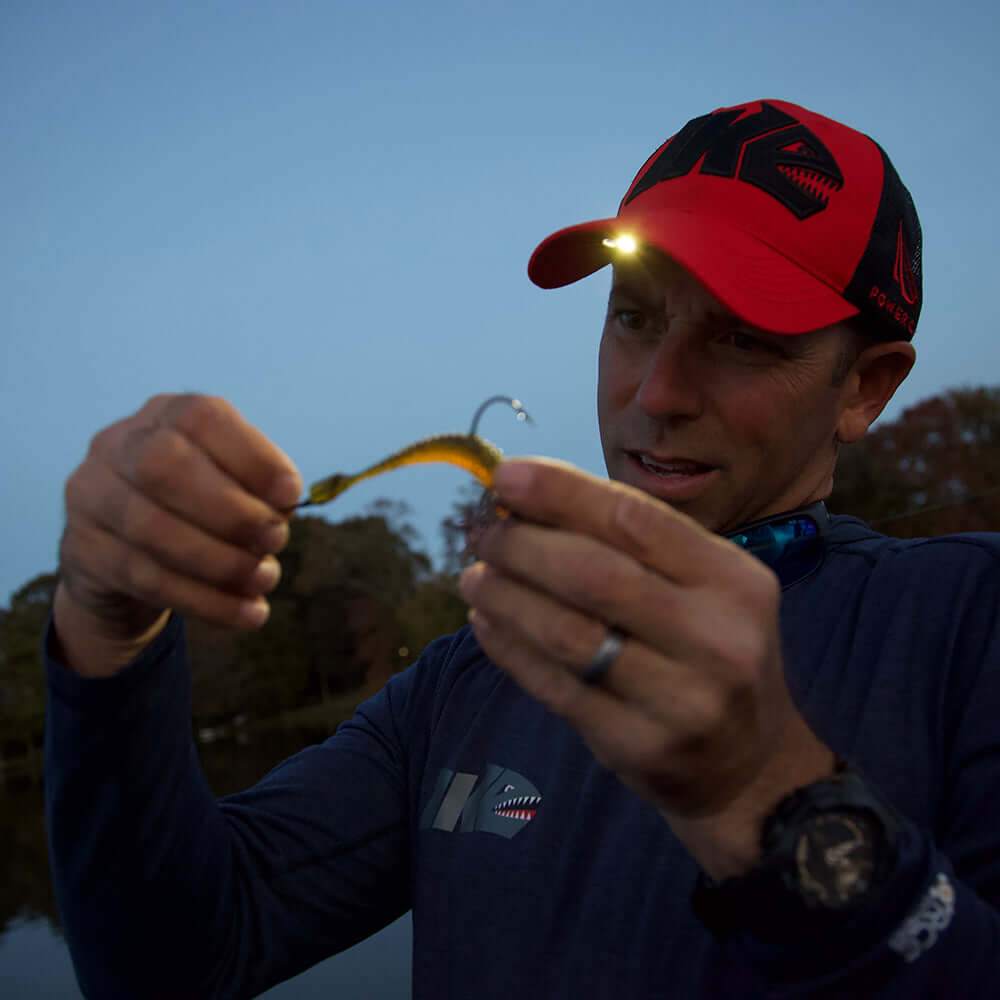 POWERCAP 2.0 Mike Iaconelli Pro Series Fishing LED Lighted Headlamp Hat - 3Sons Sports & Fitness