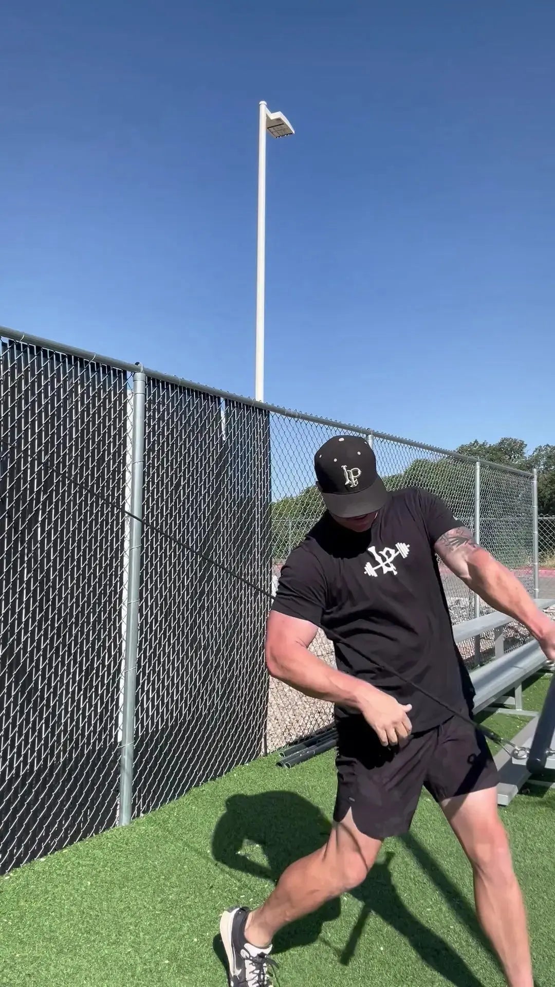 Baseball & Softball Swing Trainer – New Power Swing Pro Bat - 2 attachment points