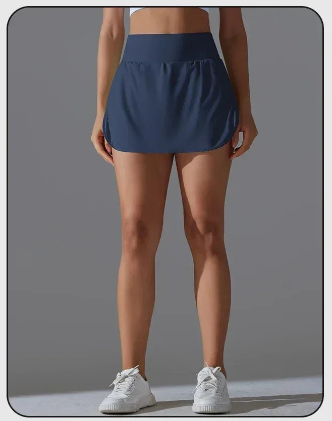 Women's High-Waist Yoga Shorts with Pockets — Gym Sportswear - 3Sons Sports & Fitness