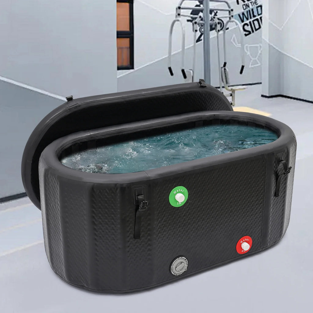 Inflatable Ice Bath For Athletes 370L With Pump Repair Kit - 3Sons Sports & Fitness