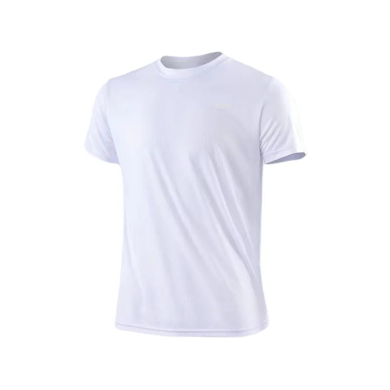 Men's Quick-Dry Short Sleeve Gym Shirt — Moisture-Wicking Training Tee