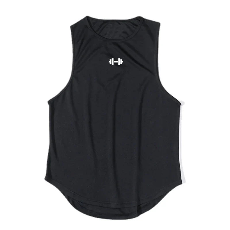 Men's Quick-Dry Gym Tank Top — Loose Sleeveless Training Vest