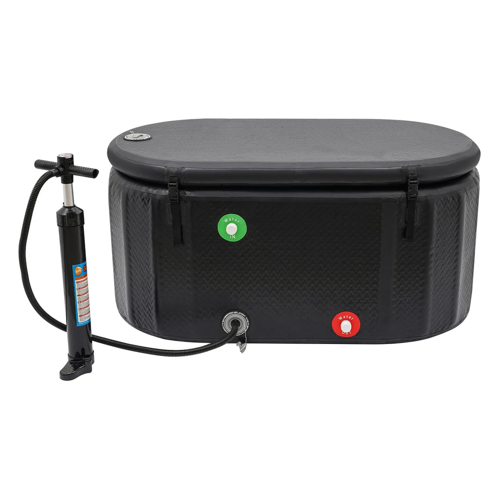 Inflatable Ice Bath For Athletes 370L With Pump Repair Kit - 3Sons Sports & Fitness