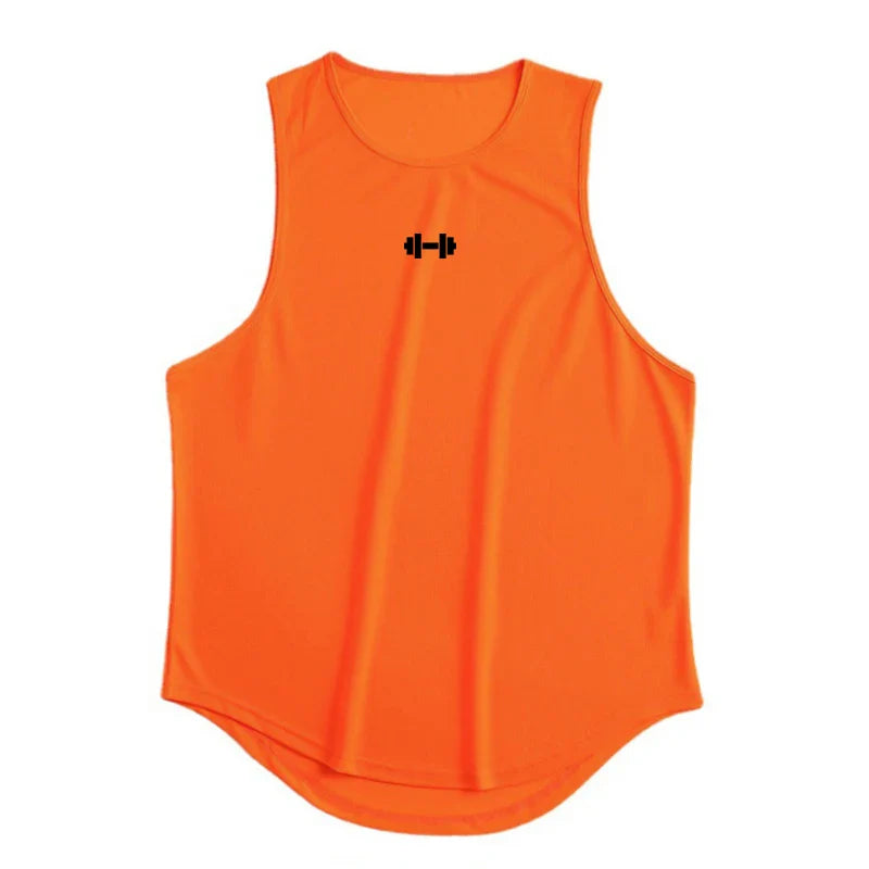 Men's Quick-Dry Gym Tank Top — Loose Sleeveless Training Vest