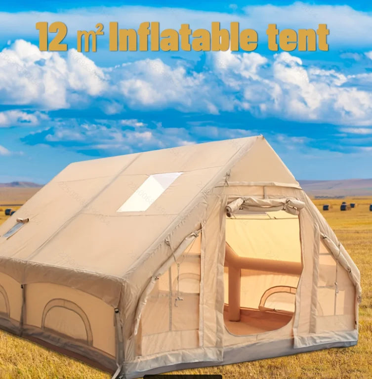 Inflatable Camping Tent With Skylight And Breathable Mesh - 3Sons Sports & Fitness
