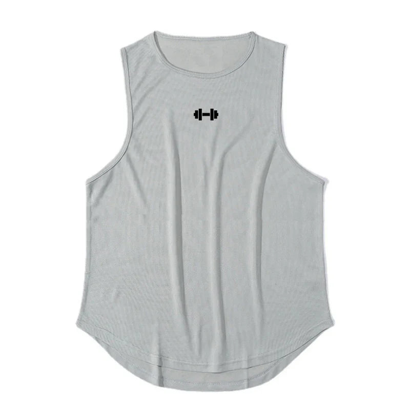 Men's Quick-Dry Gym Tank Top — Loose Sleeveless Training Vest