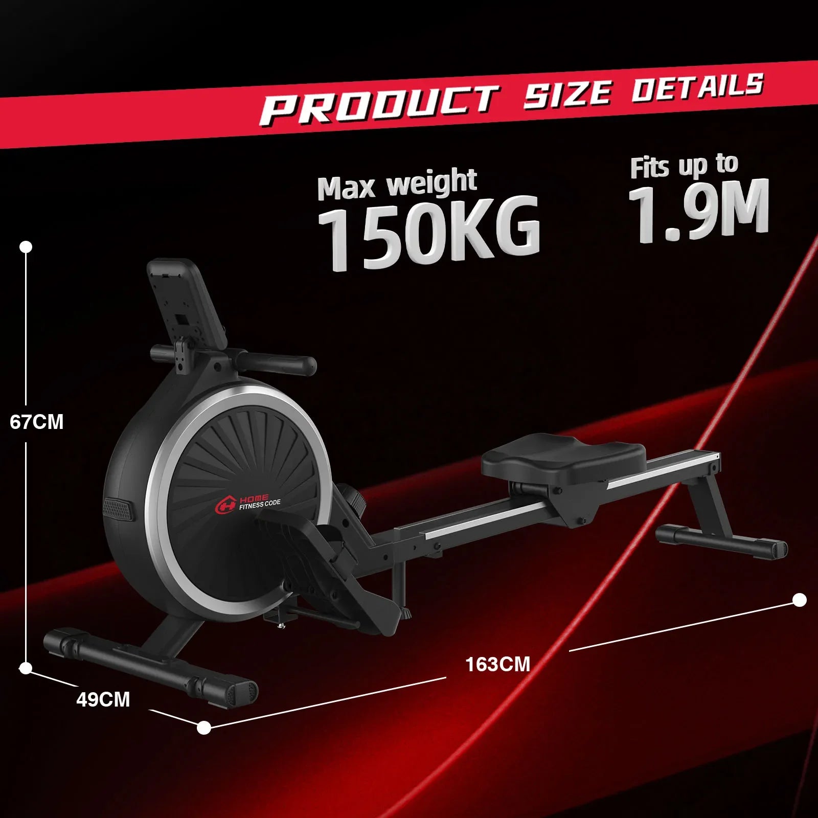 Botifly Magnetic Rowing Machine for Home Gym with Quiet Operation - 3Sons Sports & Fitness