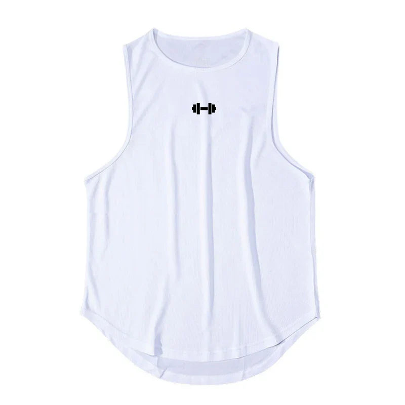 Men's Quick-Dry Gym Tank Top — Loose Sleeveless Training Vest