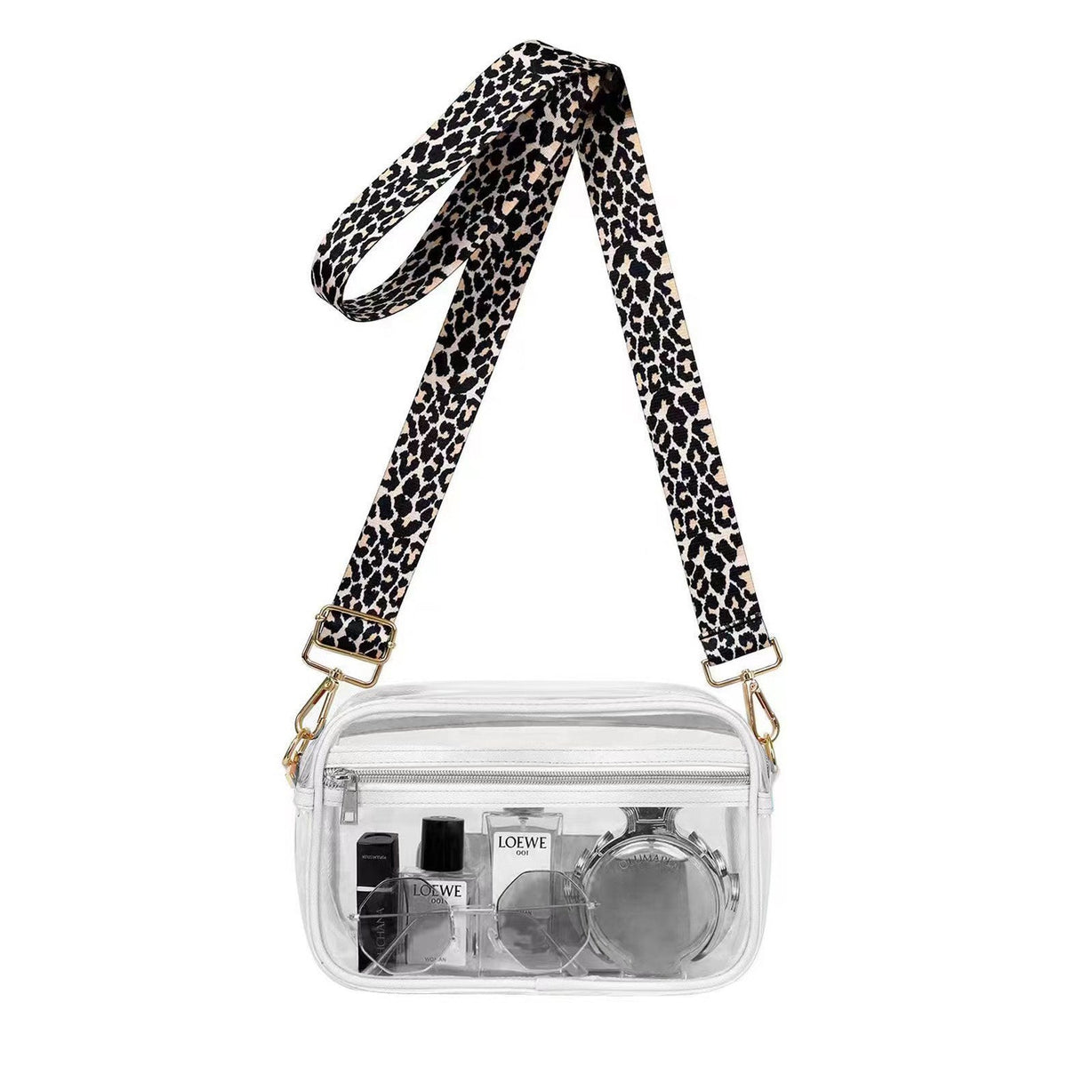 Kendall Leopard Stadium Camera Crossbody - 3Sons Sports & Fitness