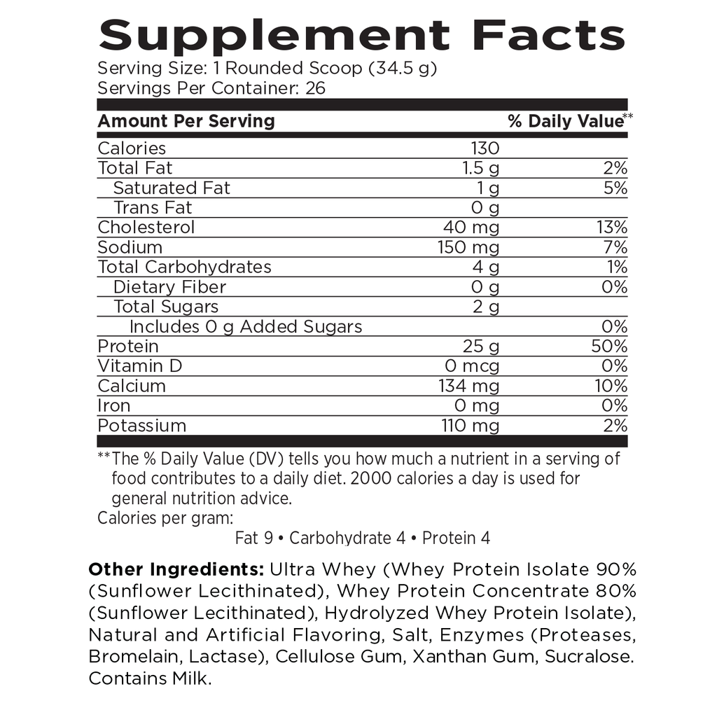 MRI Performance Ultra Whey Protein 2lb