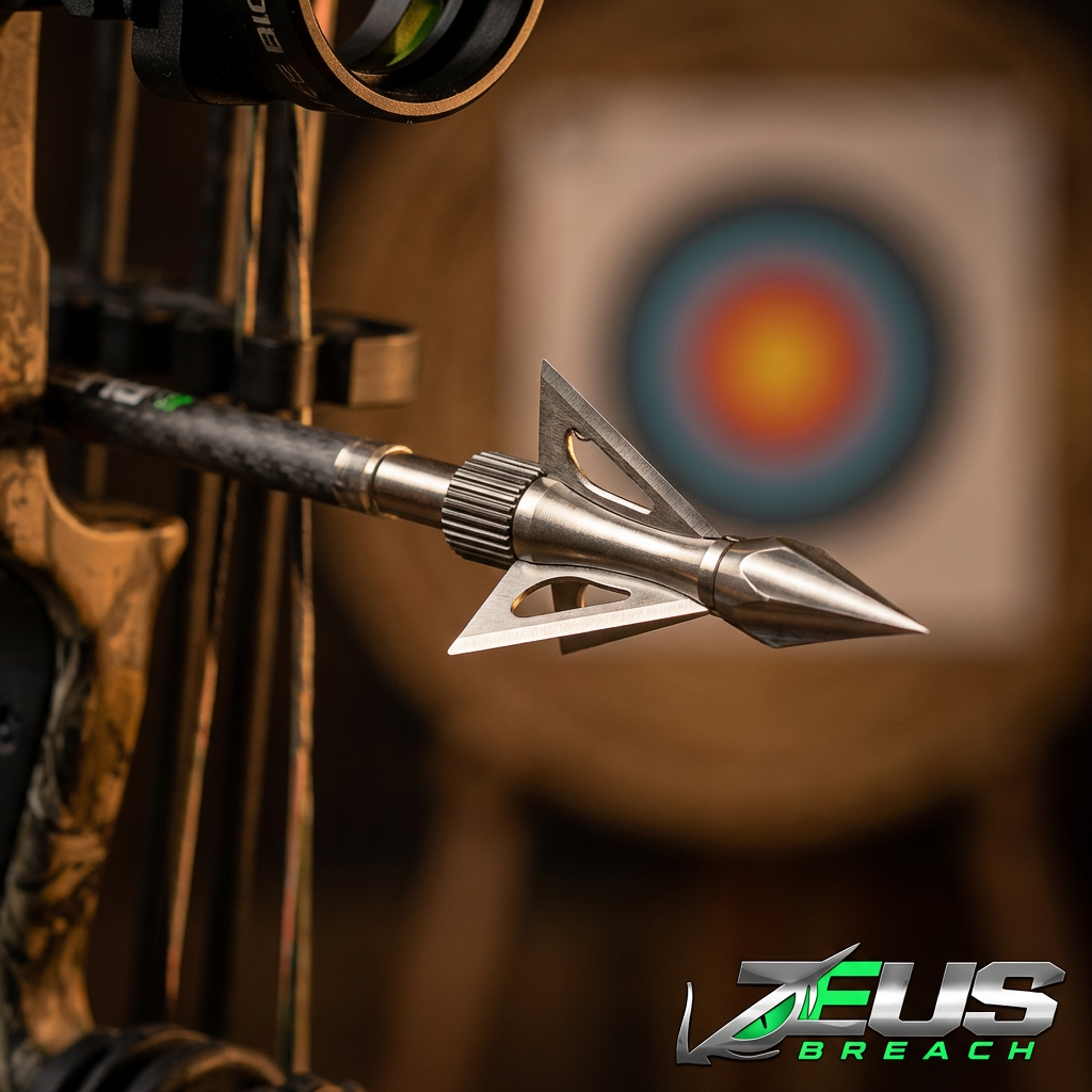 ZEUS BREACH BROADHEADS (4 PACK)-COMES WITH BOTH 100/125 GR TIPS - 3Sons Sports & Fitness